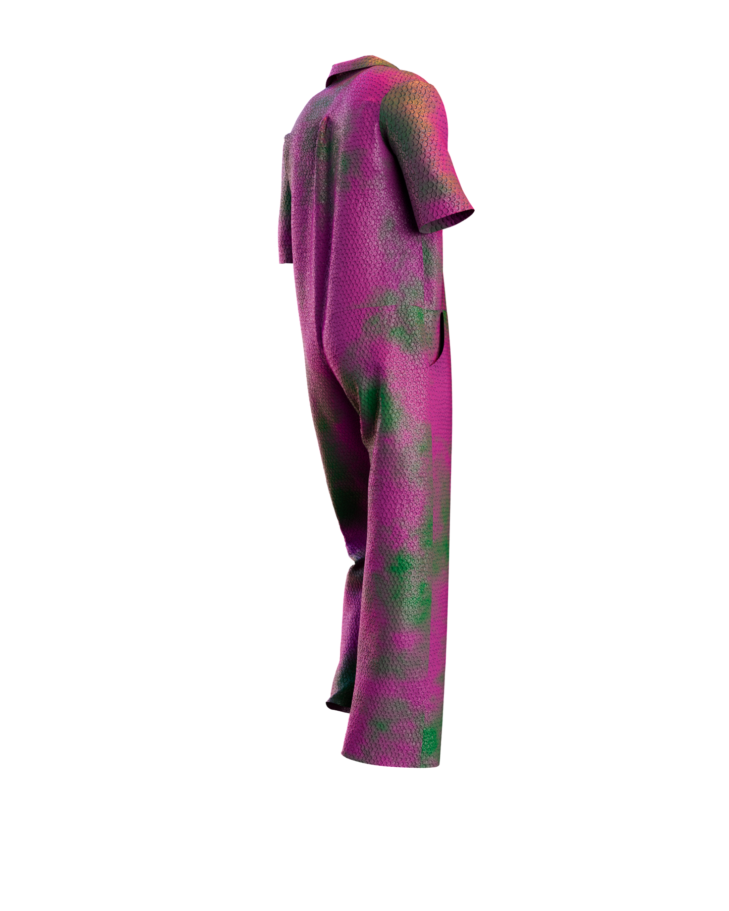 Pink Snake Print Jumpsuit