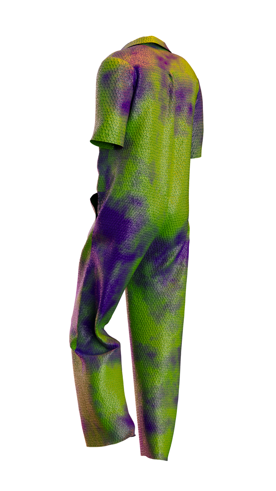 Green Snake Print Jumpsuit